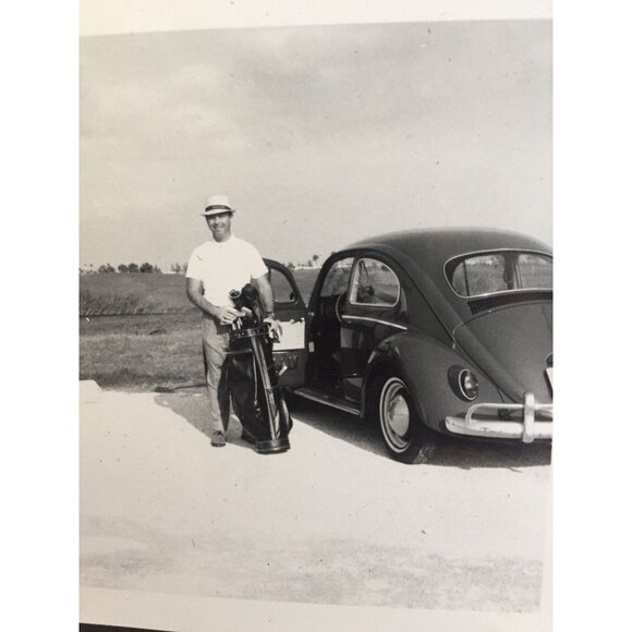 Vtg 1960's Northwestern Golf Co. Golf Folding Rolling Cart Bag 13 Clubs  Tubes - Picture 10 of 10